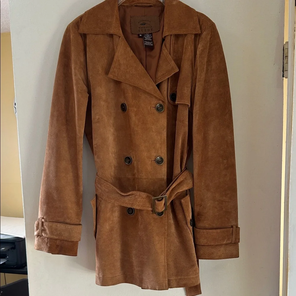 Washable Suede Belted Jacket Size M
Good condition - Picture 1 of 2